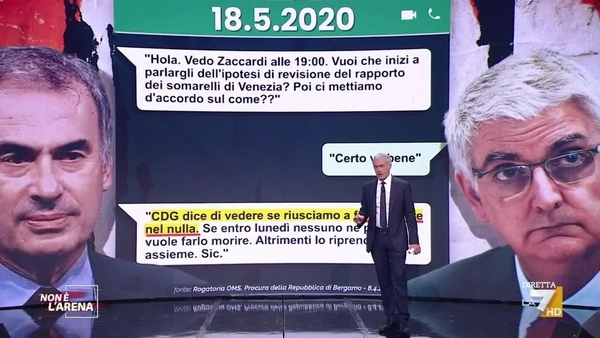 Non E L Arena Fa Tremare Zaccardi Capo Gabinetto Di Speranza Con L Inedito Scambio Di Messaggi Tra Guerra E Brusaferro