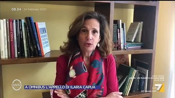 A Omnibus L Appello Di Ilaria Capua Ai Media Misurate Le Parole Non Deve Esplodere Il Panico