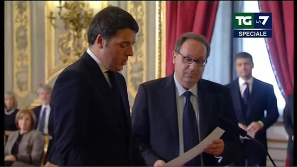 Il Giuramento Di Renzi E Dei Ministri Del Governo