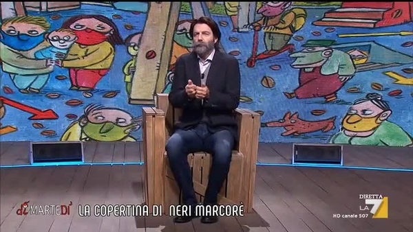 Neri Marcore E Il Prof Cacciari A Dimartedi Meno No Mask Piu Elon Musk