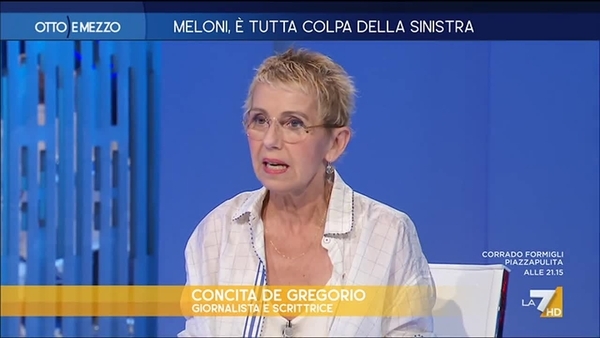 Meloni, è tutta colpa della sinistra - Otto e Mezzo