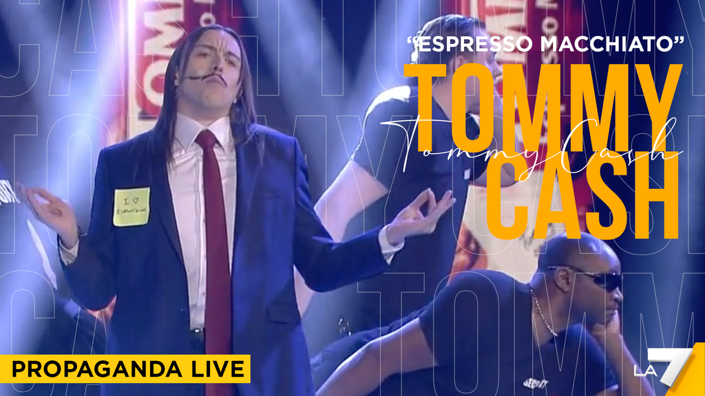 Tommy Cash canta Espresso macchiato a Propaganda Live | LA7