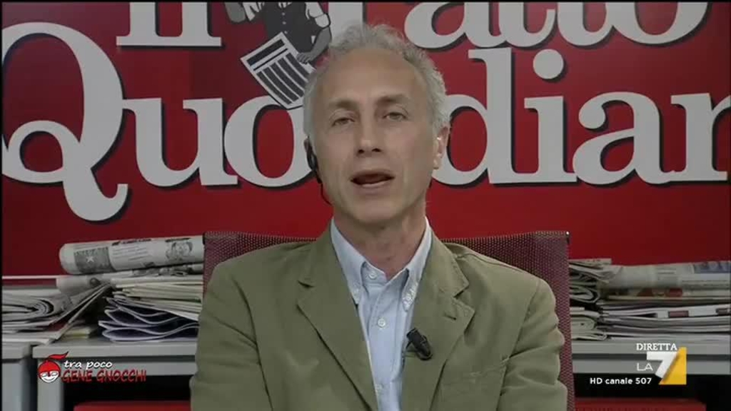 Marco Travaglio su Berlusconi: 'Faremmo un figurone nel mondo a lasciarlo  trombato'