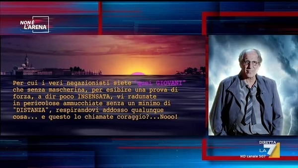 Vittorio Sgarbi commenta la lettera scritta da Adriano ...