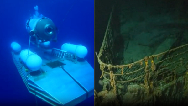 Titan di OceanGate, com'è fatto il mini-sottomarino disperso che porta i  passeggeri fino al relitto del Titanic