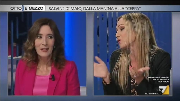 OTTO E MEZZO - 12/01/2011 : VERONICA E SILVIO - LA7.it