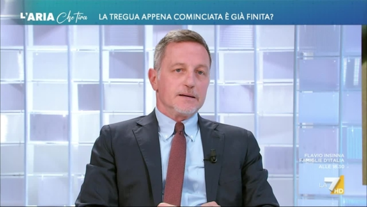'Cessate il fuoco', Massimo Giannini: 