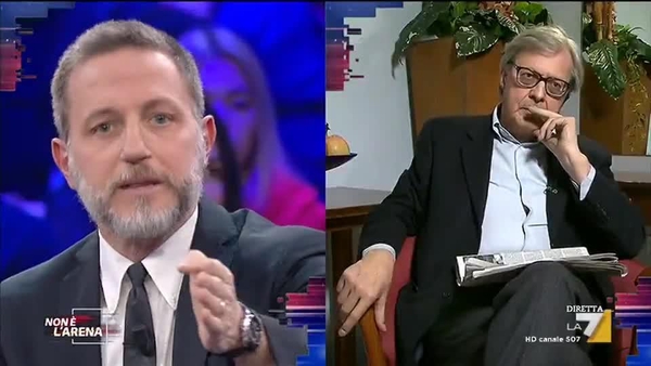 Vittorio Sgarbi commenta la lettera scritta da Adriano ...