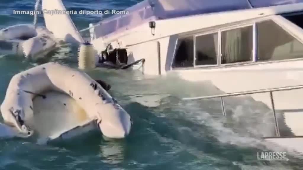 yacht affondato oggi