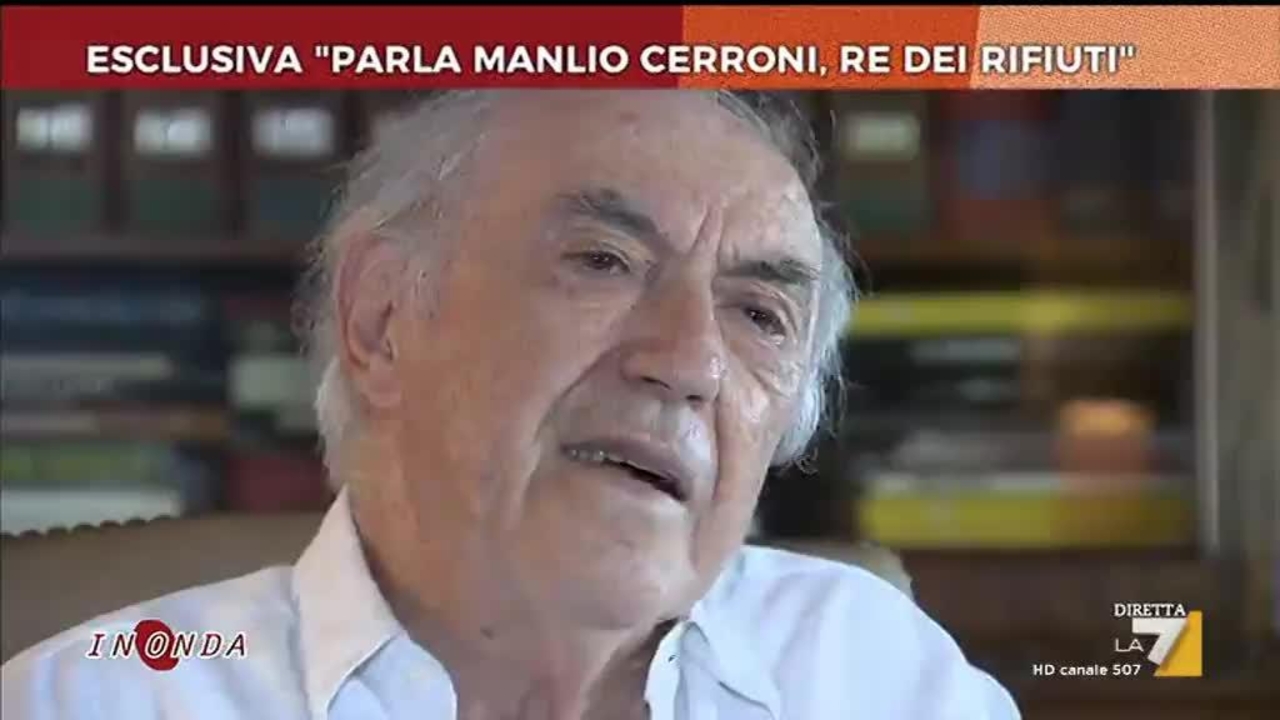 Esclusiva - Parla Manlio Cerroni, Re dei rifiuti