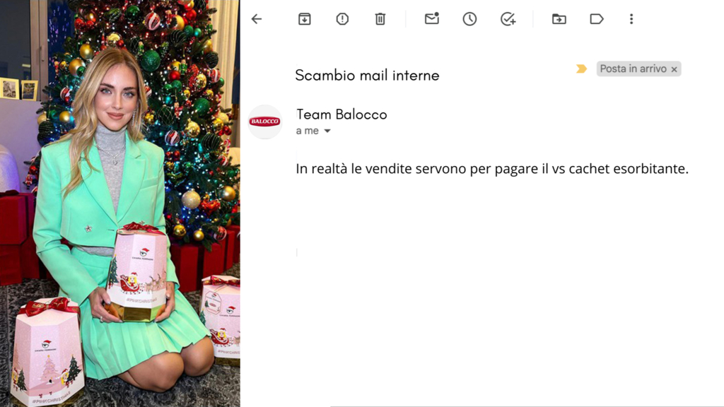 Caso Ferragni-Balocco, lo scambio di mail che mette nei guai l'influencer |  LA7