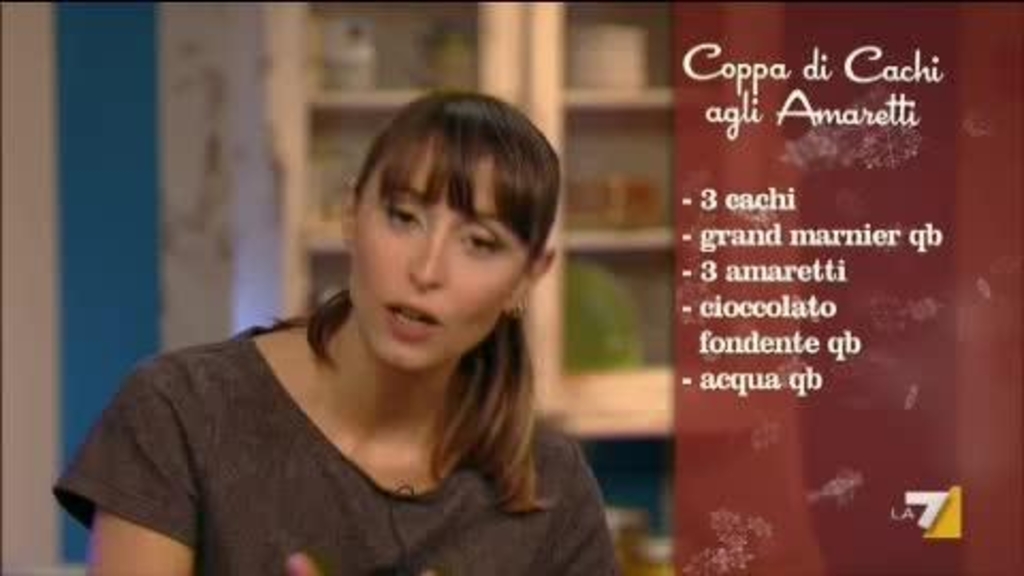 Stella Di Natale Parodi.Dessert Di Cachi Agli Amaretti Benedetta Parodi Imenudibenedetta La7 It