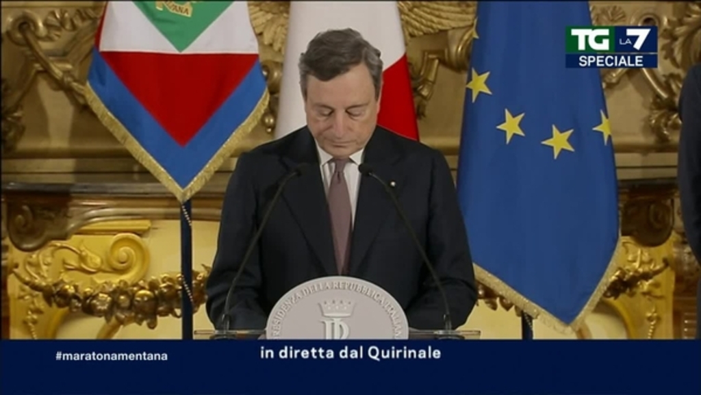 Mario Draghi annuncia la composizione del Governo