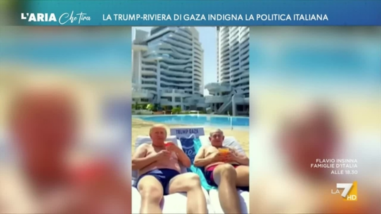 La Trump-riviera di Gaza indigna la politica italiana