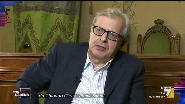 Vittorio Sgarbi commenta la lettera scritta da Adriano ...