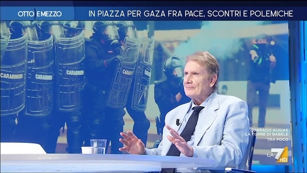In piazza per Gaza, fra pace, scontri e e polemiche - Otto e Mezzo - Puntata del 22/9/2025