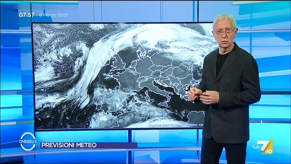 Previsioni Meteo di oggi di Paolo Sottocorona - 6/3/2025