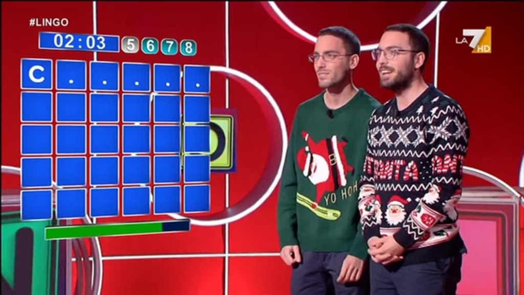 Lingo Parole in gioco Puntata del 28/12/2022