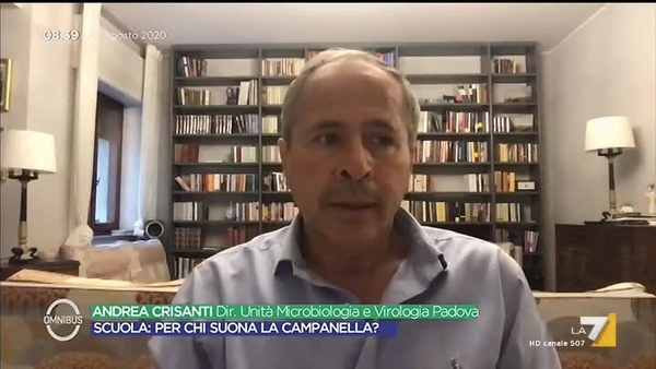Scuola, il virologo Andrea Crisanti: "Rischio zero non ...