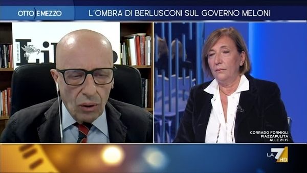 OTTO E MEZZO - 12/01/2011 : VERONICA E SILVIO - LA7.it