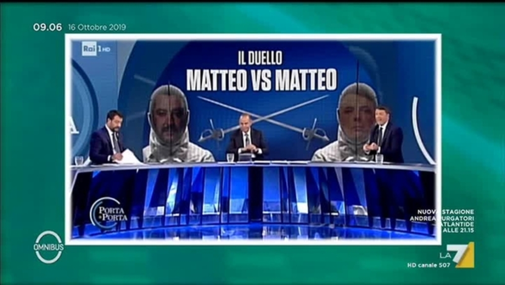 Scontro in tv tra Matteo Renzi e Matteo Salvini, 10 anni ...