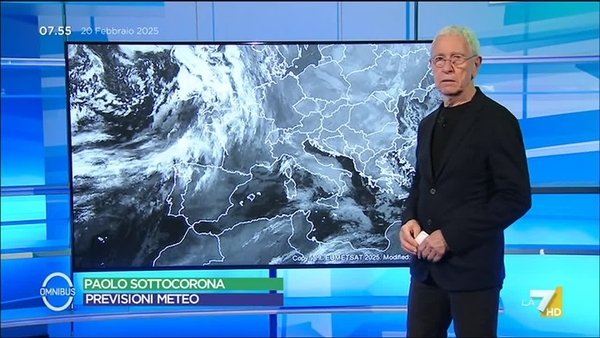 Previsioni Meteo di oggi di paolo Sottocorona - 20/2/2025