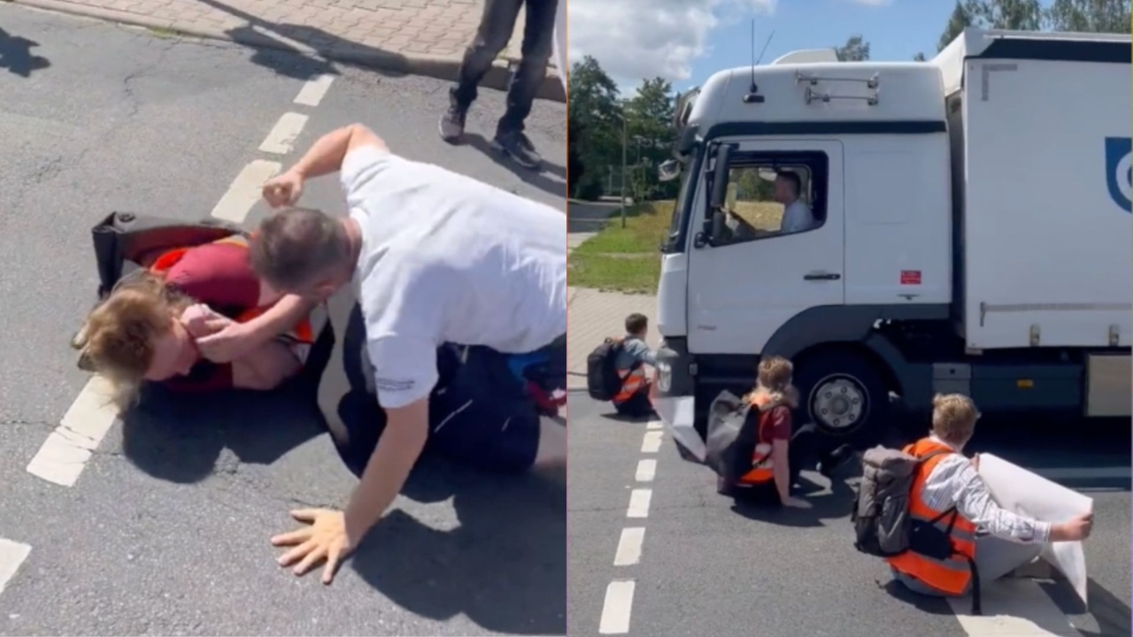Prima li aggredisce e poi li investe: la folle aggressione | LA7