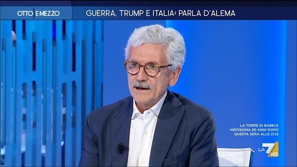 Guerra, Trump e l'Italia. Parla d'Alema - Otto e Mezzo puntata del 18/6/2025