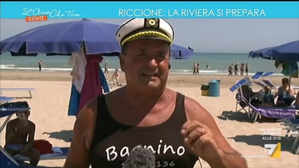 Vacanze, il bagnino Fausto 