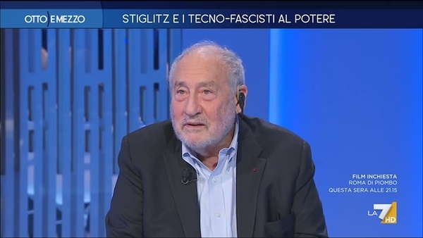 Stiglitz e i tecno-fascisti al potere - Otto e Mezzo - Puntata del 14/2/2025