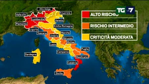 Cinque regioni passano in zona arancione, oggi si attende il verdetto sulla Campania